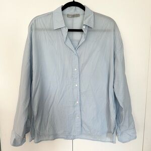 Vince Button Down Shirt - Light Blue